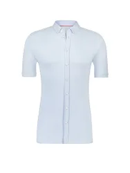 Camicia in jersey azzurro S
