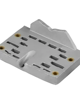 Omc 100-245hp Bee Nest Zinc Plate Anode Silver 117 x 7 x 3 mm unisex - Enrico Polipodio - FashionsVida
