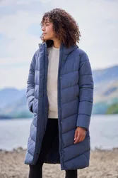 Alexia Womens Padded Jacket - Blue - Blue - Size: 20