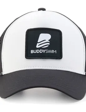 Trucker Cap White / Black One Size Men,Women - Buddyswim - FashionsVida