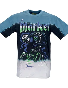 Maglietta Uomo Killing the Game Glow In the Dark Tee Dark Tie Dye - MARKET - FashionsVida