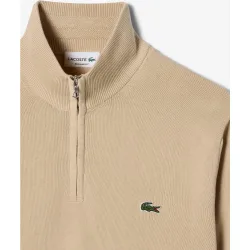 Jersey de hombre en algodón ecológico con cremallera