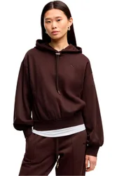 Her relaxed sudadera mujer Marron (S)