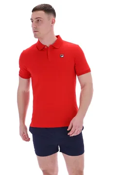 Red Panatta 2 Short Sleeve Polo - XS - FILA - FashionsVida