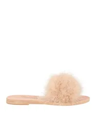 Sandalias Mujer Beige 36 Mujer