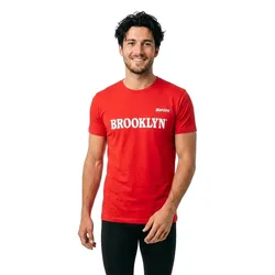 Maglietta A Maniche Corte Brooklyn Red