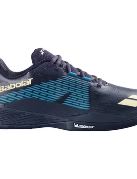 Prop Storm Clay Shoes Black / Blue UK 8 - Babolat - FashionsVida