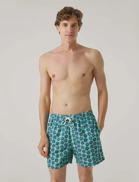 Bañador bermudas de hombre verde - Scotta 1985 - FashionsVida