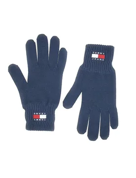 Guanti blu in maglia 100% cotone Tommy Jeans Heritage Gloves - Tommy hilfiger - FashionsVida