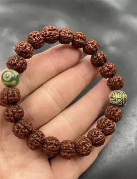 Vintage Distressed Rudraksha Small Bead Bracelet - Aliexpress - FashionsVida