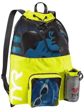 Big Mesh Mummy 40l Backpack Fluor Yellow One Size unisex - TYR - FashionsVida