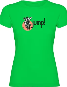 Maglietta A Maniche Corte Jump Light Green - Kruskis - FashionsVida