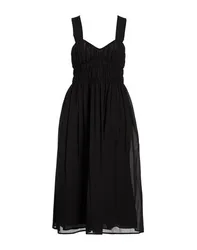 Midi-Kleid Damen Schwarz 38 Damen