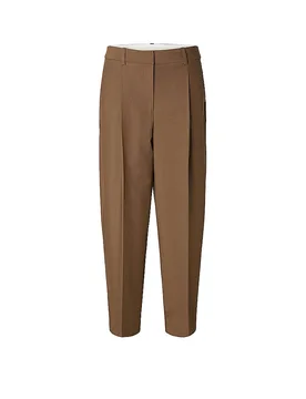 Hose Barrel Leg SLWBARREL braun 34/L32 Damen - SELECTED FEMME - FashionsVida