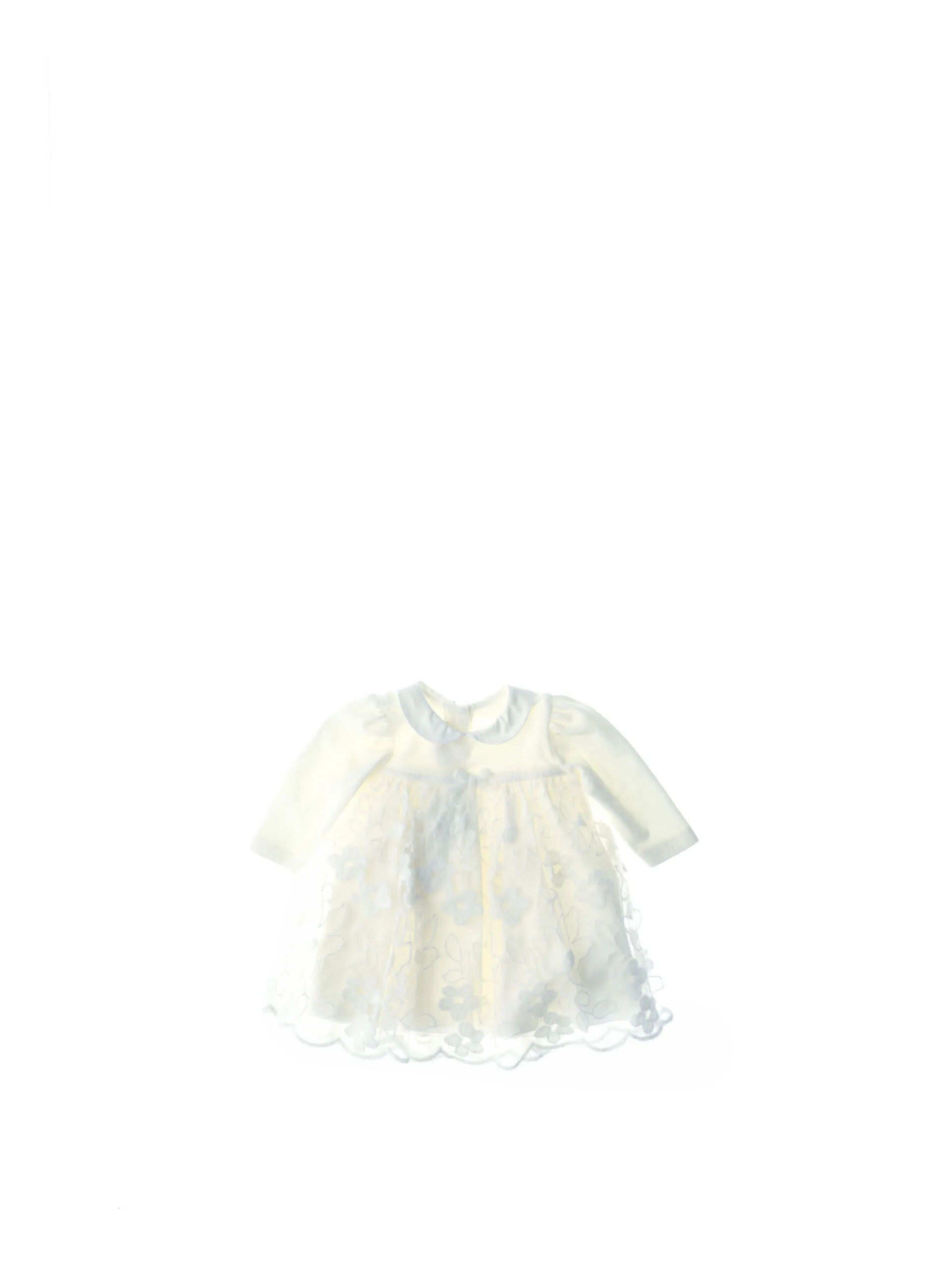 Abito con pizzo AVORIO 068/6M - Chicco - FashionsVida