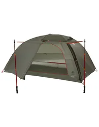 Tente de trekking compacte et ultra-légère 2 places - Copper Spur UL2 XL Lichen Green/Mercury - Vert