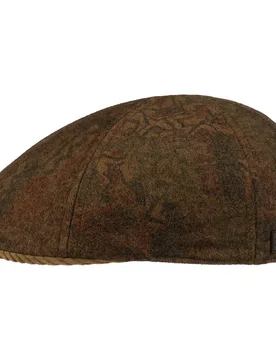 Texas Edgemont Flat Cap by - light brown - Size: L (58-59 cm) - Stetson - FashionsVida