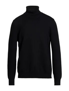 Rollkragenpullover Herren Schwarz 52,54,56 Herren - LA BIELLESE - FashionsVida