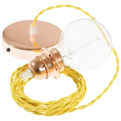 Cables Lampe Suspendue Pendel Pour Abat-jour Tm10 1 M Yellow / Copper One Size