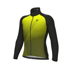 Giubbino invernale ciclismo idrorepellente PRAGMA MODULAR giallo fluo 2025