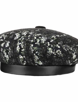 Needlepunch Floral Beret by - black - Damen - Size: S/M (55-57 cm) - Kangol - FashionsVida