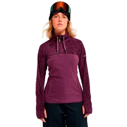 Polaire Demi-zip Sayna Blackberry Wine M