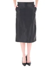 Pinko Gonna in similpelle NERO 44
