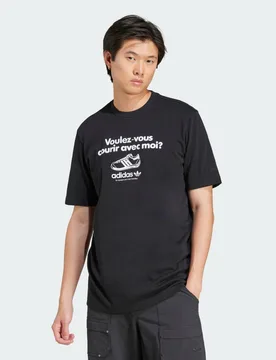 Adidas T-shirt Graphic XS Black - Adidas - FashionsVida