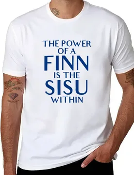 The Power Of A Finn - Finland Finnish T-Shirt funny t shirts dark humor man t shirt cotton t shirts for man slim fit T-Shirt - Aliexpress - FashionsVida