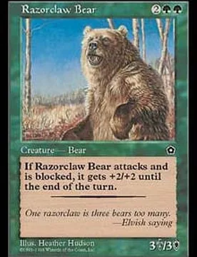 Razorclaw Bear Portal Second Age - Magic: The Gathering - FashionsVida