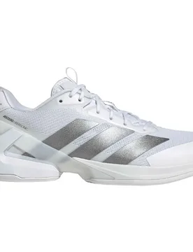 Adizero Ubersonic 5 Padel Shoes Ftwr White UK 10 - Adidas - FashionsVida