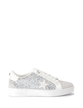 Women's 'Galassia' Trainers in Silver Size: 3 - Silver - Size: 3 - Carvela - FashionsVida