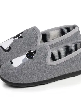 Chaussons slippers Gris gris 37 - Isotoner - FashionsVida
