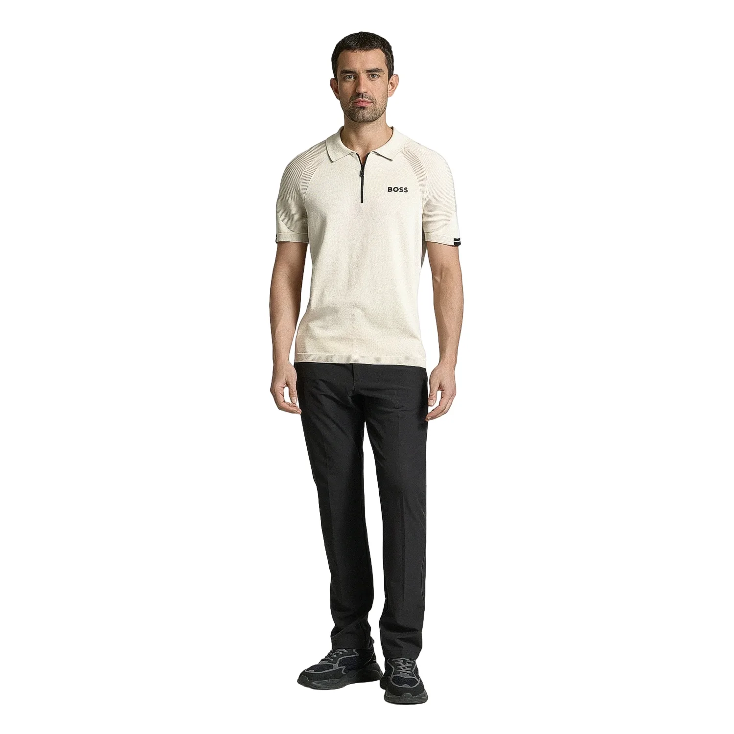 HUGO Polo K Perform-Max PL, beige s - BOSS - FashionsVida