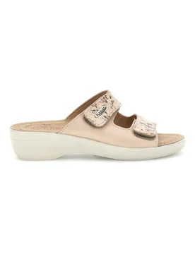 Ciabatta beige con plantare anatomico 90T50B18CE 38 - Fly Flot - FashionsVida