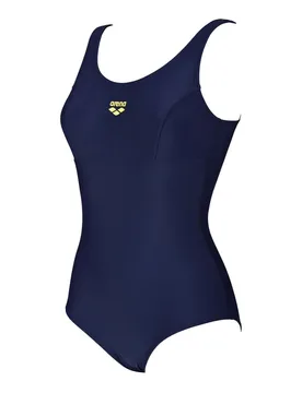 Melby Swimsuit Navy / Yellow Star FR 44 Women - Arena - FashionsVida