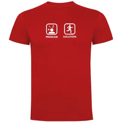 Maglietta A Maniche Corte Problem Solution Run Red XL