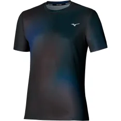 Core graphic camiseta técnica manga corta hombre Negro (L)