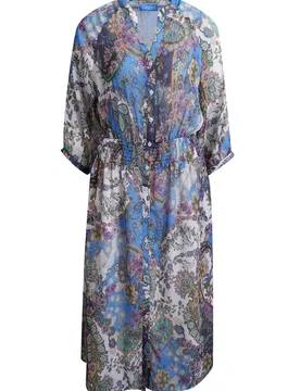 OPEN CONSTRUCTED GATHERED WAIST DRE feale - M - FashionsVida