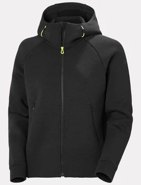 Women's HP Ocean Full-Zip Short Jacket Black L - Black - Female - Helly Hansen - FashionsVida