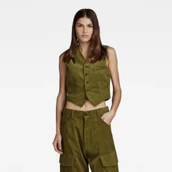 XL Cord waistcoat s-less female