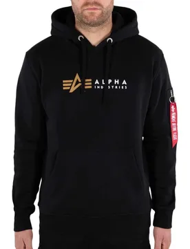 Industries Maglione Label Black M - ALPHA - FashionsVida