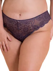 Womens Lovelace Brazilian - Purple Polyamide - Size Medium