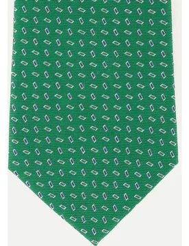 Corbata de seda con motivos geométricos - Dustin - FashionsVida