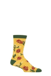 Pair Shared Earth Bamboo Ladybirds Socks Multi 7-12 - Multi Coloured - Size: 7-12