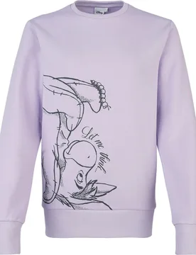 Disney Sweatshirt - Eeyore - Let Me Think - S bis 3XL - für Damen - Größe 3XL - lila - EMP exklusives Merchandise! - Frauen - female - Winnie the Pooh - FashionsVida