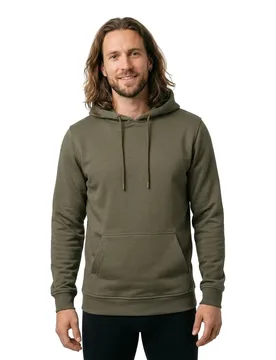 Sweat à Capuche By011 Olive XS - Build Your Brand - FashionsVida