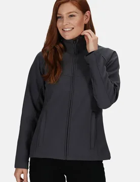 Women's Uproar Softshell Jacket in Dark Grey Size: 16 - Dark Grey - Size: 16 - Regatta - FashionsVida