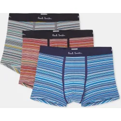 Paquete de 3 calzoncillos de hombre logo rayas