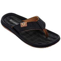 Dunas Vi Flip Flops Beige / Black / Brown UK 5-6 Men